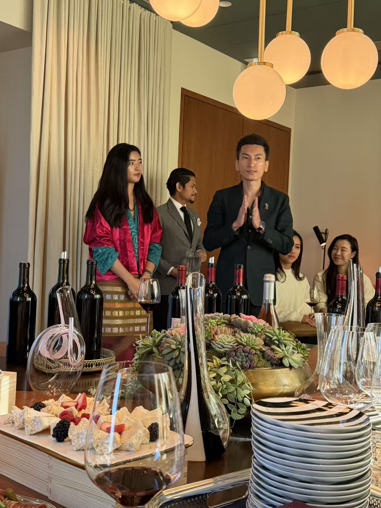 Cultural wine presentation