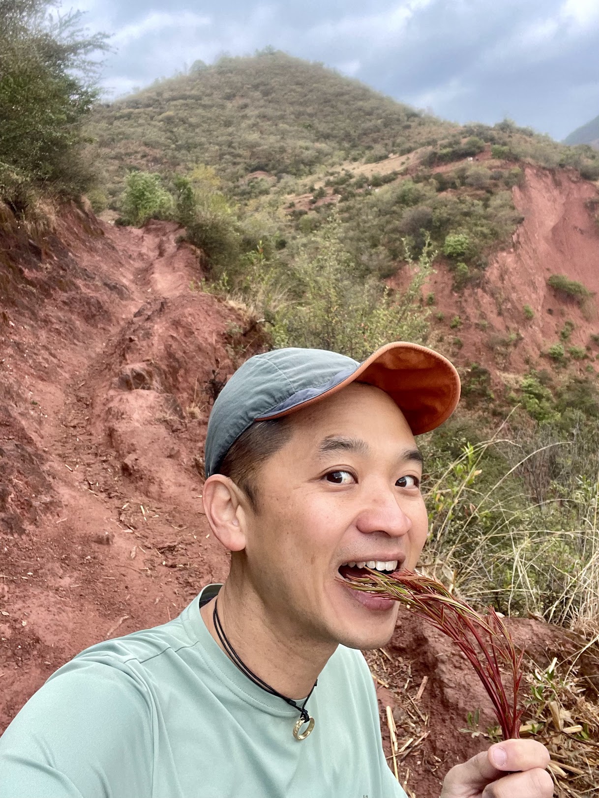 Tasting the Mountain — wild red grain found on the trail above