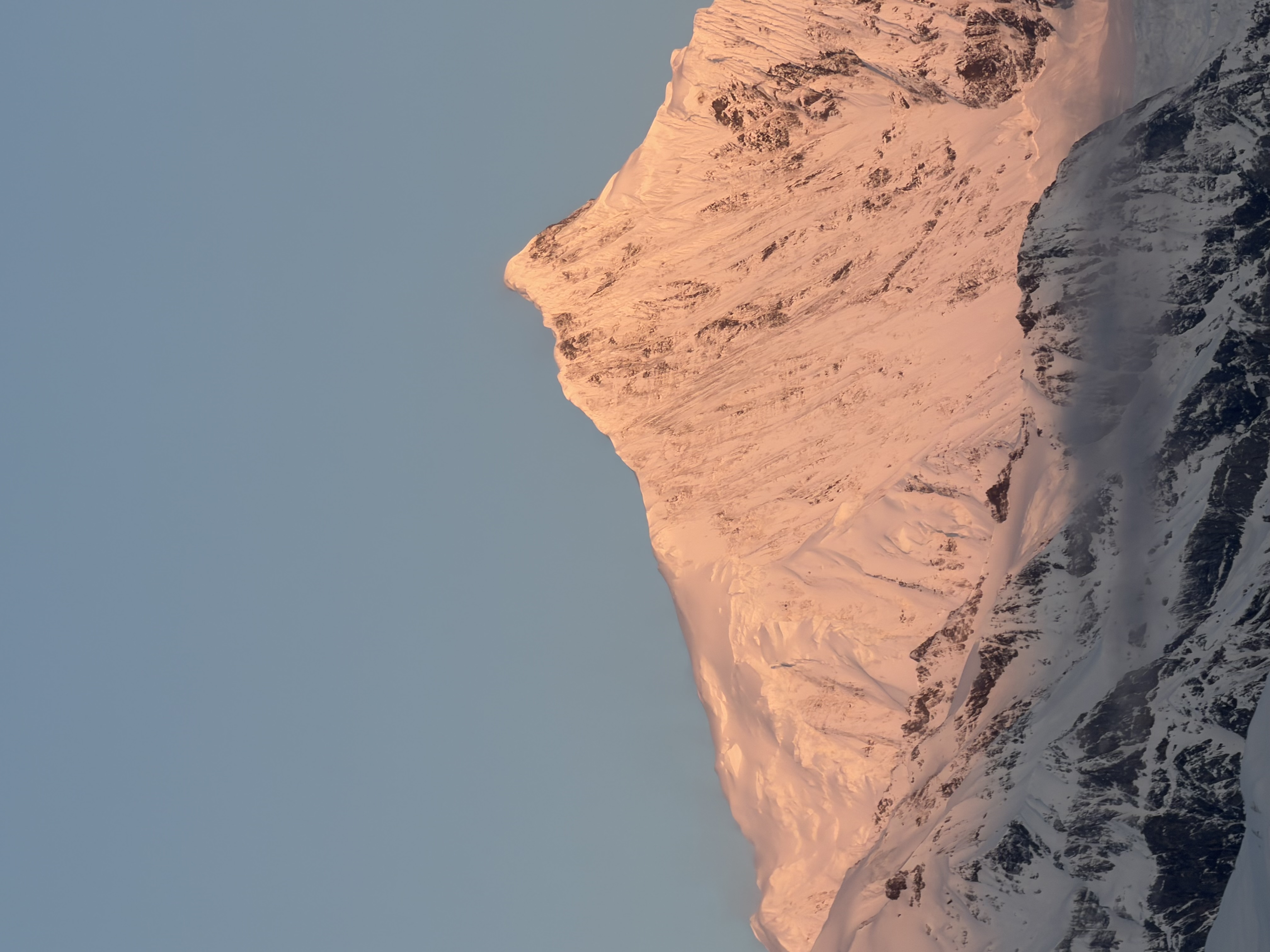 The Night the Poet Talked About Mountains, the Morning the Mountain Turned Gold